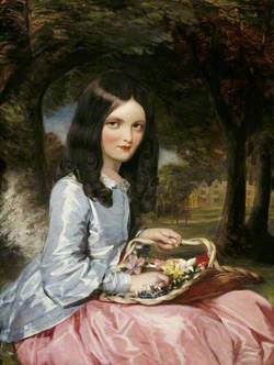 Mrs George Gibbs of Belmont, née Laura Beatrice Elton (1842–1911), as a Young Girl