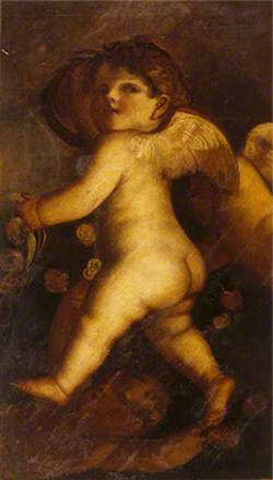 Cupid with Roses