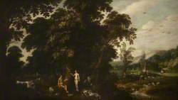Landscape with Adam and Eve