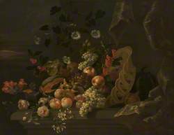 Still Life with a Basket of Fruit and Flowers