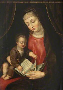Madonna and Child with a Book