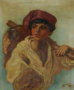 A Young Boy in a Red Cap