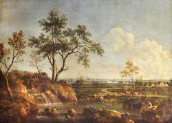 A Landscape with a Waterfall