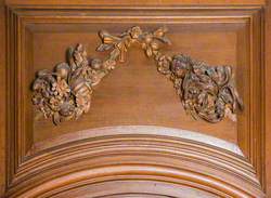 Overmantel with Cornucopia, Fruit, Flowers and Foliage