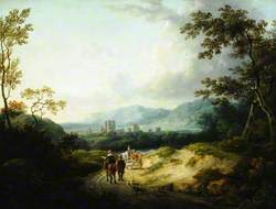 Travellers in a Mountain Landscape
