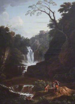 Capriccio of a Waterfall with the Tomb of Cecilia Metella