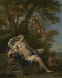 Venus and Cupid in a Landscape