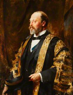 Edward VII (1841–1910), as Prince of Wales in the Robes of Chancellor of the University of Wales