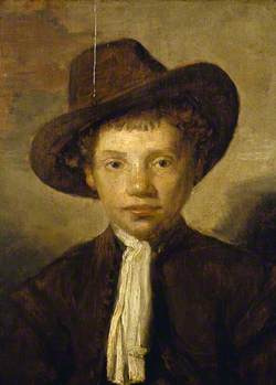 Portrait of an Unknown Young Boy in a Hat
