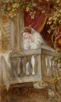 Dame Ellen Terry (1847–1928), as Juliet in the Balcony Scene, William Shakespeare's 'Romeo and Juliet'