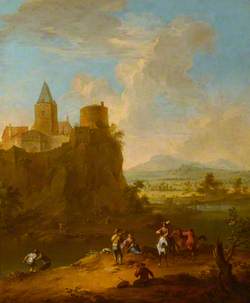 A Landscape with a Castle on a Hill