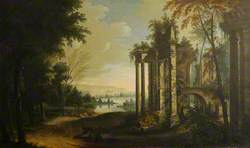 A Landscape with a River and Classical Ruins