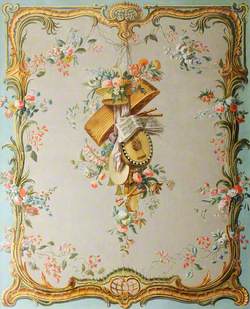 Decorative Wall Panel with Musical Instruments