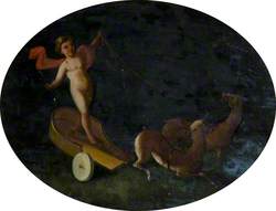 Putto in a Chariot with Deer