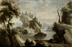 Landscape with a River and a Building*