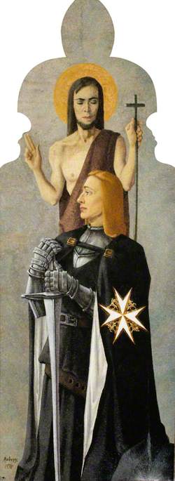 Saint John the Baptist with a Kneeling Knight of the Order of Saint John