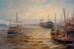 Fishing Fleet at North Shields, Tyne and Wear