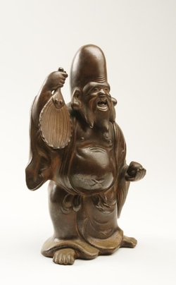 Figure of the Japanese god Fukurokuju | Art UK