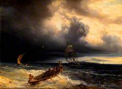 Seascape with Three Boats