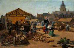 Dutch Market Scene
