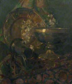 Still Life: Chalice, Plate and Tankard