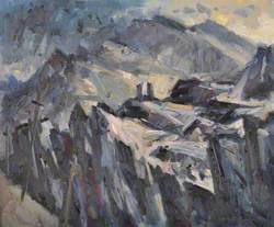 Snowdon (Yr Wyddfa) from Clegir Quarry