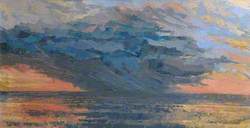 Cwmwl dros Traeth Llydan / Cloud over Broad Beach