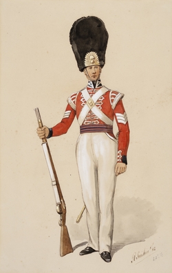 Sergeant 23rd Foot, 1830