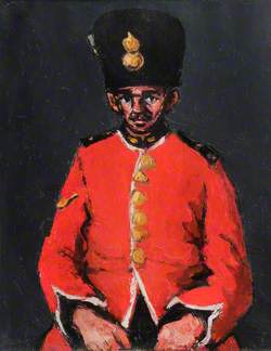 Royal Welchman in Scarlet