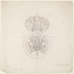 Royal Welch Fusiliers Grenade Badge