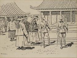 2nd Battalion Royal Welch Fusiliers Handing over the Summer Palace