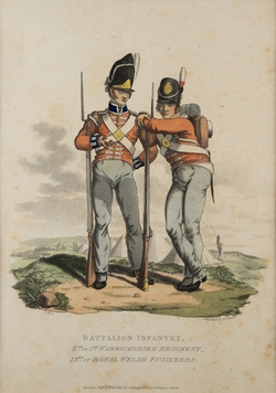 Battalion Infantry: 6th/1st Warwickshire Regiment, 23rd Royal Welsh Fusiliers