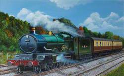 The Great Western Railway, Castle Class Locomotive, named 'The South Wales Borderers'