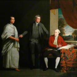 Omai (c.1753–c.1776/1777), Sir Joseph Banks (1743–1820), and Dr Daniel Solander (1736–1782)