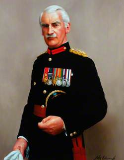 Brigadier J. B. Oldfield, OBE, Colonel of the Regiment (1975–1982)