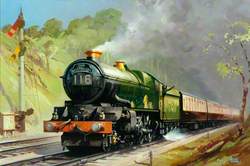 'The Bristolian', Hauled by King Class 4–6–2 Locomotive in Twyford Cutting