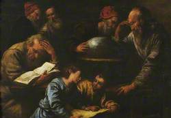 The Philosophers (Ptolemy and Euclid with Their Pupils)