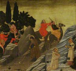 Scenes from the Lives of the Hermits: Abba Macarius Conversing with the Skull; and Other Incidents