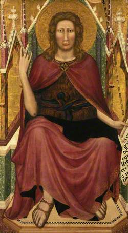 Saint John the Baptist Enthroned
