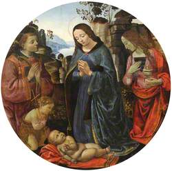 The Virgin Adoring the Child, with Saints Lawrence and Mary Magdalen and the Infant Saint John