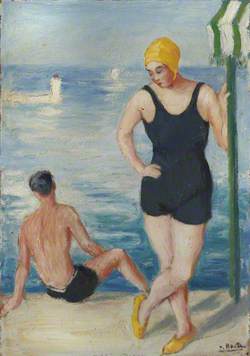A Man and Woman in Swimming Costumes