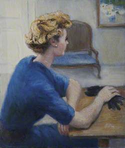Lady with Black Gloves