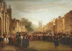 H.R.H. the Prince Regent received by the University and City of Oxford, 14 June 1814