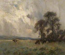 Landscape with Cattle Grazing