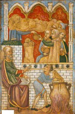 Reconstruction of Medieval Mural Painting, Miracles of Elisha