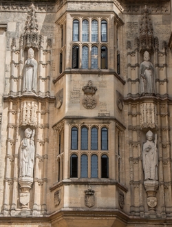 Four Figures on the Abbey Gatehouse: South Side