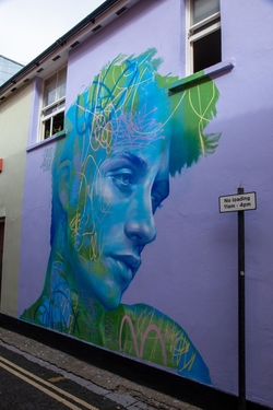 Blue Heads Mural