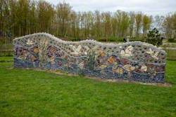 Mosaic Estuary Scene Wall