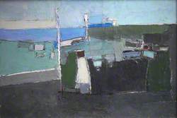 Fields with Sea, Cornwall