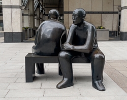 Two Men on a Bench